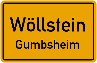 Straßenverzeichnis Wöllstein Gumbsheim