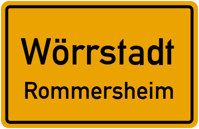 Straßenverzeichnis Wörrstadt Rommersheim