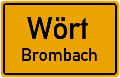 Straßenverzeichnis Wört Brombach