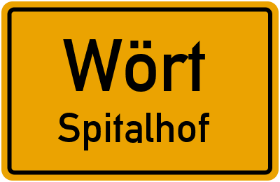 Straßenverzeichnis Wört Spitalhof