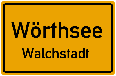 Straßenverzeichnis Wörthsee Walchstadt