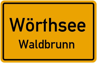 Straßenverzeichnis Wörthsee Waldbrunn