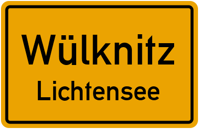Straßenverzeichnis Wülknitz Lichtensee