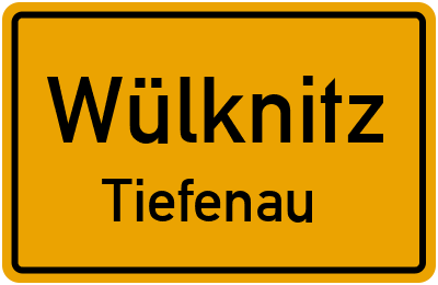 Straßenverzeichnis Wülknitz Tiefenau