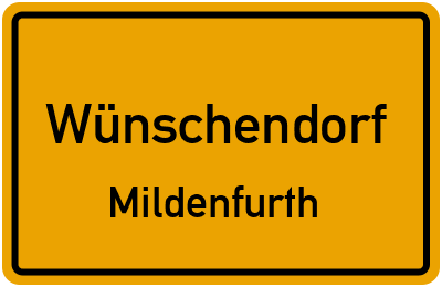 Straßenverzeichnis Wünschendorf Mildenfurth