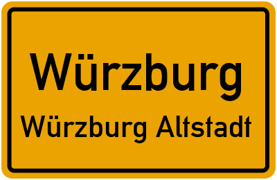 Straßenverzeichnis Würzburg Würzburg Altstadt