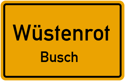 Straßenverzeichnis Wüstenrot Busch