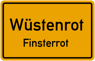 Straßenverzeichnis Wüstenrot Finsterrot