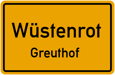 Straßenverzeichnis Wüstenrot Greuthof