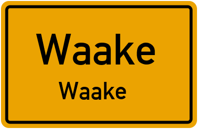 Straßenverzeichnis Waake Waake