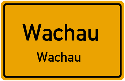 Straßenverzeichnis Wachau Wachau