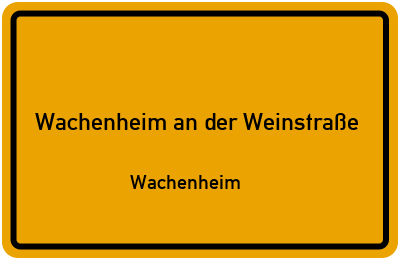Straßenverzeichnis Wachenheim an der Weinstraße Wachenheim