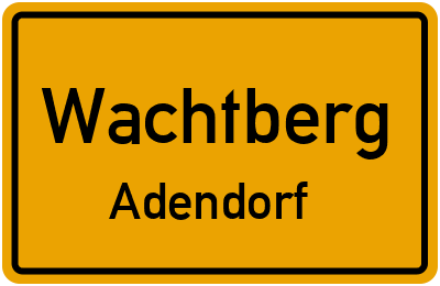 Ortsschild Wachtberg Adendorf