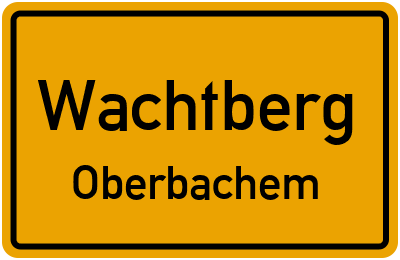 Straßenverzeichnis Wachtberg Oberbachem