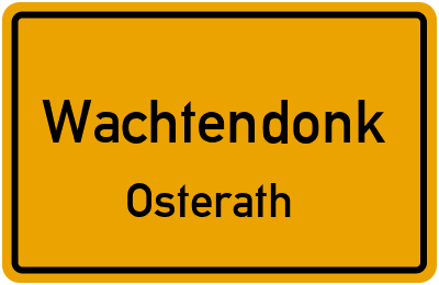 Straßenverzeichnis Wachtendonk Osterath