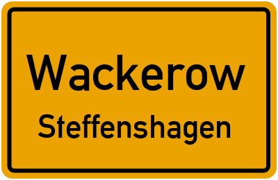 Straßenverzeichnis Wackerow Steffenshagen