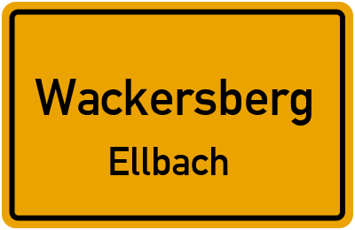Straßenverzeichnis Wackersberg Ellbach