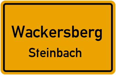 Straßenverzeichnis Wackersberg Steinbach