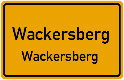 Straßenverzeichnis Wackersberg Wackersberg