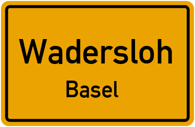 Straßenverzeichnis Wadersloh Basel