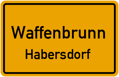 Straßenverzeichnis Waffenbrunn Habersdorf