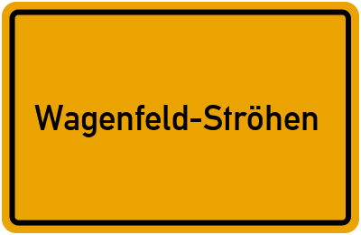 Branchenbuch Wagenfeld-Ströhen, Niedersachsen
