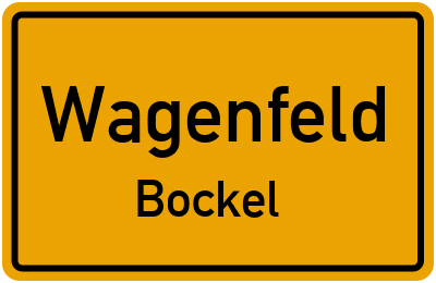 Straßenverzeichnis Wagenfeld Bockel
