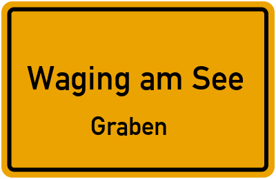 Straßenverzeichnis Waging am See Graben