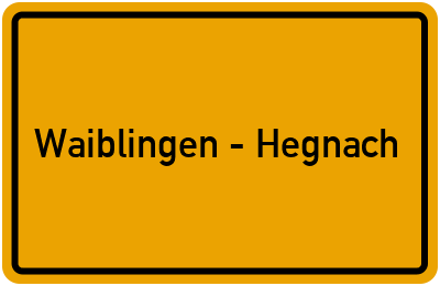 Branchenbuch Waiblingen - Hegnach, Baden-Württemberg