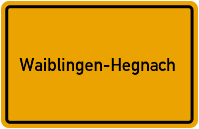 Branchenbuch Waiblingen-Hegnach, Baden-Württemberg