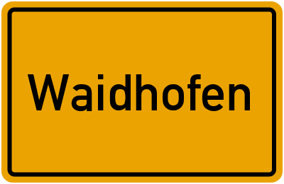 Waidhofen in Bayern erkunden
