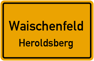Straßenverzeichnis Waischenfeld Heroldsberg
