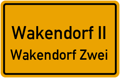 Straßenverzeichnis Wakendorf II Wakendorf Zwei