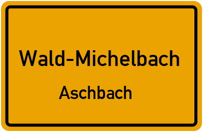 Straßenverzeichnis Wald-Michelbach Aschbach