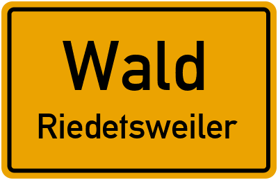 Straßenverzeichnis Wald Riedetsweiler