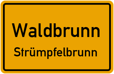 Straßenverzeichnis Waldbrunn Strümpfelbrunn