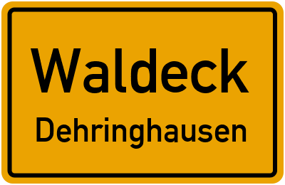 Straßenverzeichnis Waldeck Dehringhausen
