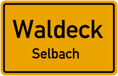 Straßenverzeichnis Waldeck Selbach
