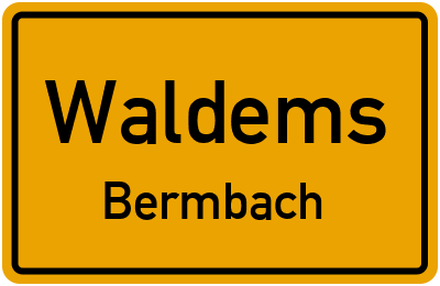 Straßenverzeichnis Waldems Bermbach