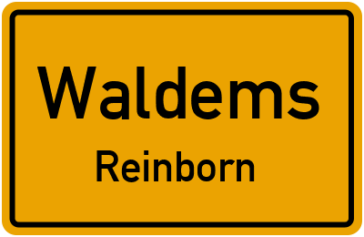 Straßenverzeichnis Waldems Reinborn