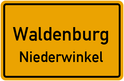 Straßenverzeichnis Waldenburg Niederwinkel