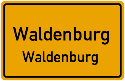 Straßenverzeichnis Waldenburg Waldenburg