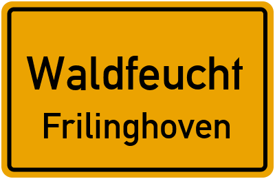 Straßenverzeichnis Waldfeucht Frilinghoven