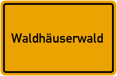 Waldhäuserwald