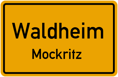 Straßenverzeichnis Waldheim Mockritz