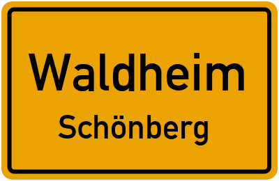Straßenverzeichnis Waldheim Schönberg