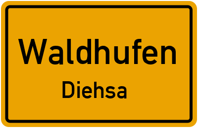 Straßenverzeichnis Waldhufen Diehsa