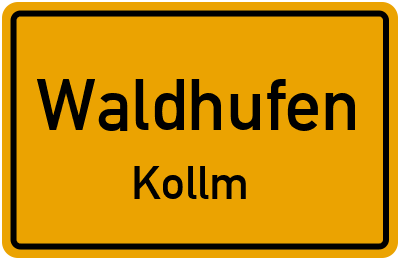 Straßenverzeichnis Waldhufen Kollm