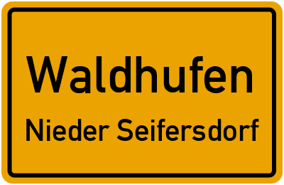 Straßenverzeichnis Waldhufen Nieder Seifersdorf
