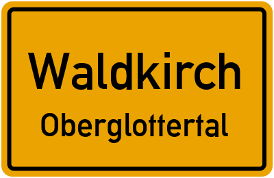 Straßenverzeichnis Waldkirch Oberglottertal